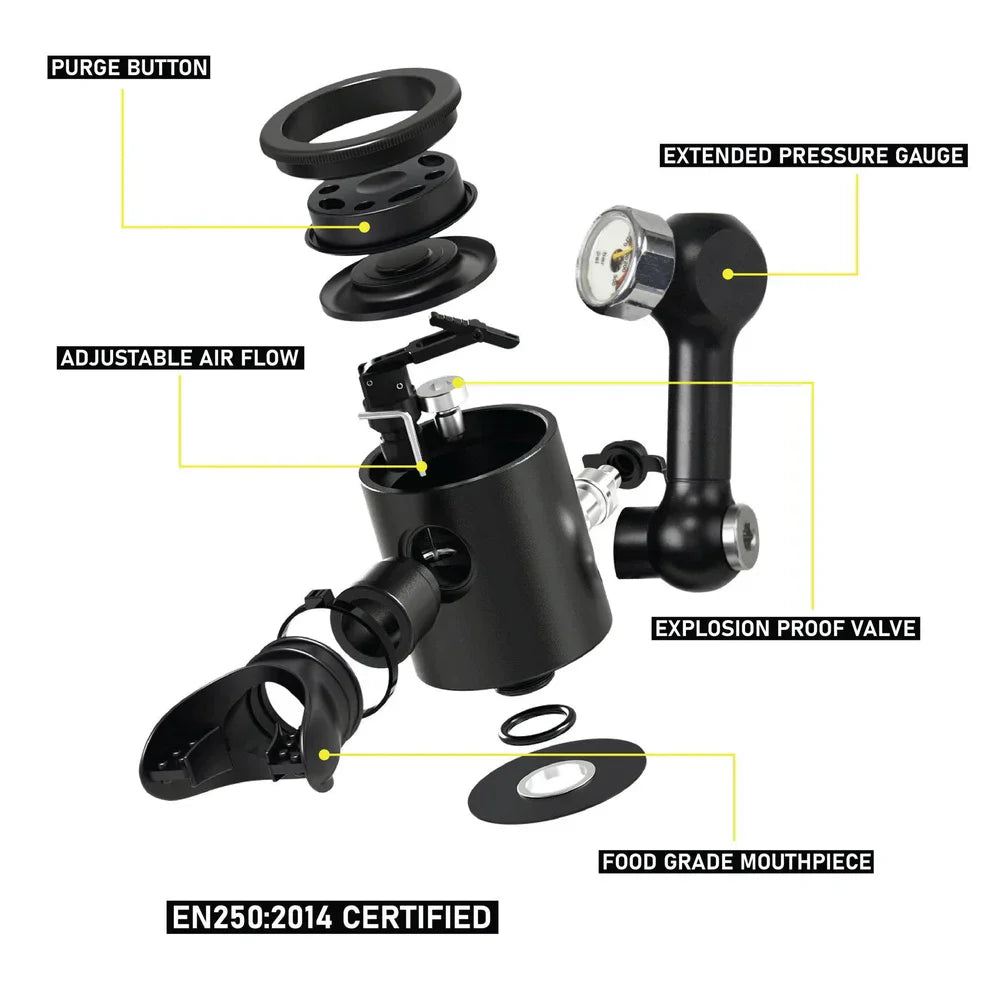 Scuba Tank + Hand Pump