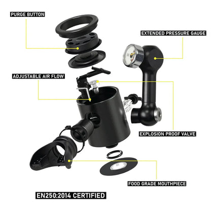Scuba Tank + Hand Pump + Sub-Mask